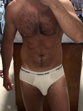 Men's 3-Pack Cotton Briefs — White, Black, Navy Ron Dorff